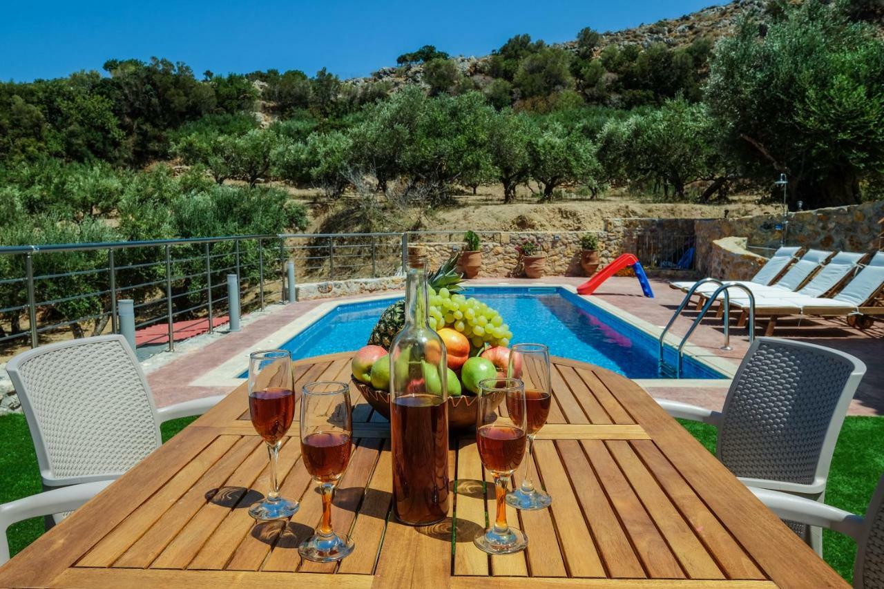 Chania Village - Charoupia & Daphne Villas - Private Pools Afrata Bagian luar foto